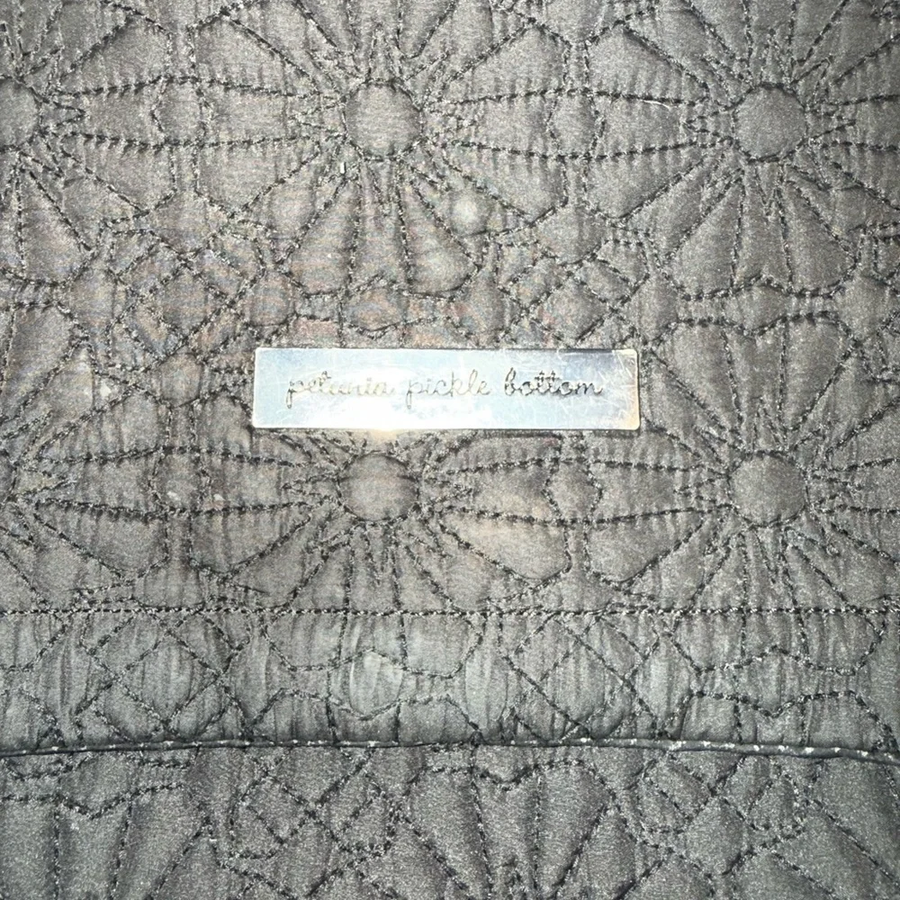 Petunia pickle bottom Black Quilted Women's diaper Bag